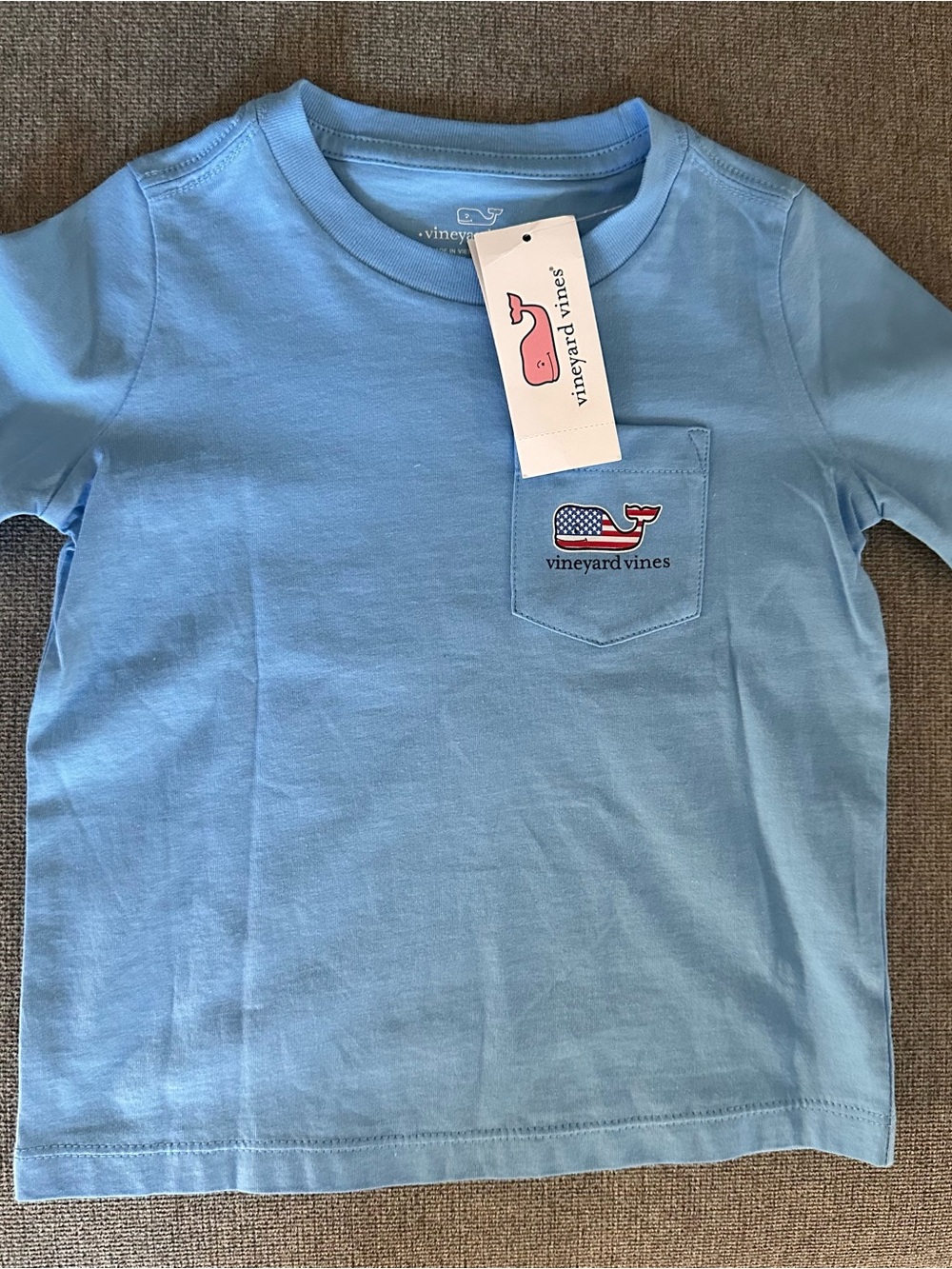 NWT Boys 2T Vineyard Vines T-Shirts Blue & Orange set of 2 - Picture 5 of 7